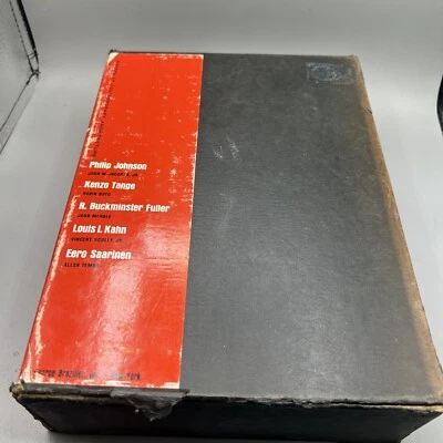 Makers of Contemporary Architecture - 5 Volume Box Set (HCDJ) 1960 Rare - Image 1 of 4