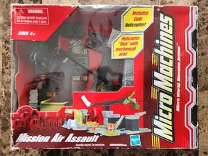 Micro Machines Military Playset 2003 Hasbro Mission Air Assault w Exclusive Heli - Picture 1 of 7