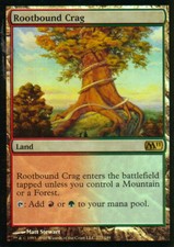 Rootbound Crag Foil | NM | M11 | Magic MTG