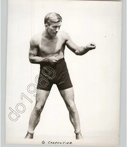 Studio Portrait French Boxer Georges Carpentier 1920s PRESS PHOTO Printed 1950s - Picture 1 of 2