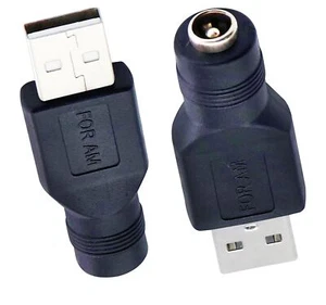 USB to DC Power Adapter USB 2.0 A Male to DC 5.5x2.1mm Female Connector DC552... - Picture 1 of 7