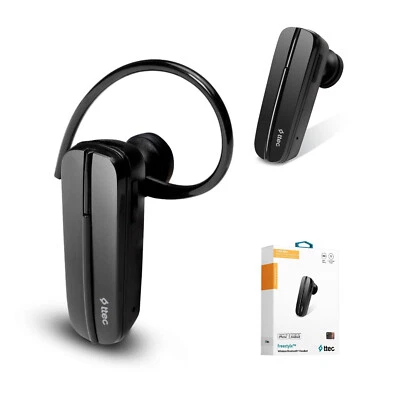 Universal Bluetooth Headset Wireless Freestyle In Black By TTEC - Image 1 of 4