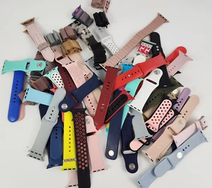 Lot of Apple Watch Bands Assorted Sizes Colors Men Women - Picture 1 of 4