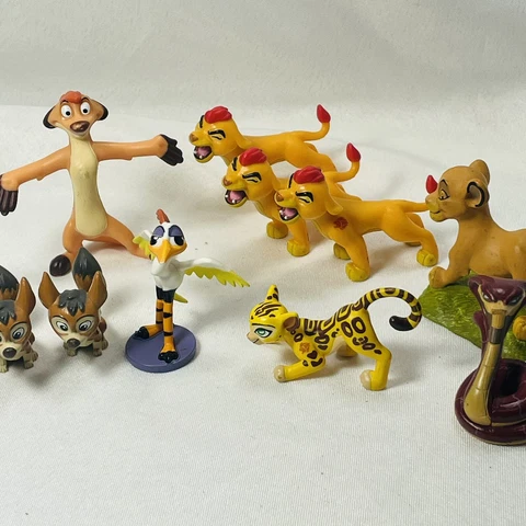 Disney Lion Guard Lion King Lot of 10 Mini Figure Toys Just Play & McD Animals Cover
