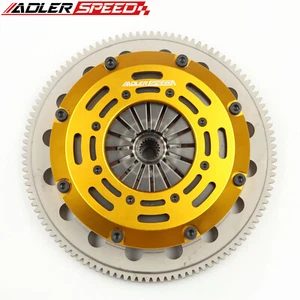 PERFORMANCE RACING TWIN DISC CLUTCH FOR 1993-99 ECLIPSE TALON GST TSI FWD 7 BOLT - Picture 1 of 6