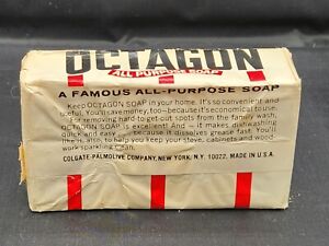 Colgate's Octagon All Purpose Soap In Original Wrapper Very Good Vintage 7 oz.