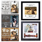 Wooden Pet Memorial Picture Frame Sympathy Photo Keepsake Cat Dog Pet Gift