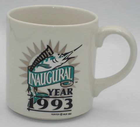 MLB FIorida Marlins Inaugural Year (1993) Ceramic Mug - Pre-Owned, Unused Cover