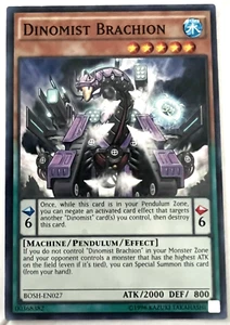 YuGiOh! - Dinomist Brachion - BOSH-EN027 - Unlimited - Common - Picture 1 of 1
