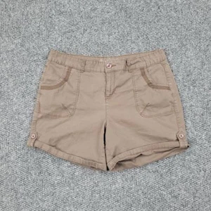 Gloria Vanderbilt Damenshorts Petites 12P beige braun Rollriegel Chino 33 x 5 * - Bild 1 von 18