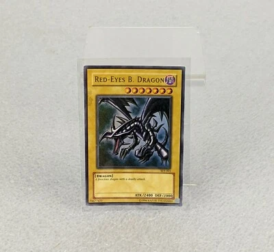 1996 Yu-Gi-Oh YuGiOh Holo Card Red-Eyes B. Dragon SDJ-001 Artwork English      1 - Image 1 of 4