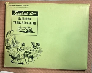 1950’s Association of American Railroads Teachers Kit RR Transportation 57 pics - Picture 1 of 8