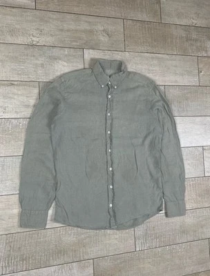 Camisa para hombre Hackett de lino mediana 100 % lino Foto 1 de 4