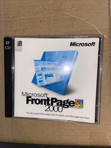 Microsoft Front Page 2000 (CD) for Windows 98 NT | Web Design Tool - Picture 1 of 6