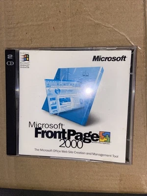 Microsoft Front Page 2000 (CD) for Windows 98 NT | Web Design Tool - Image 1 of 4