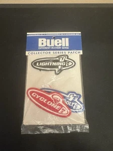 New Harley Davidson Buell Patch Set Patches Lightning Thunderbolt Cyclone - Picture 1 of 4