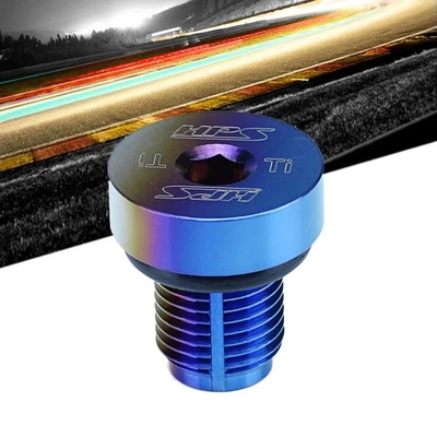 Tornillo de purga de refrigerante de titanio HPS Neo azul para Toyota Supra J29 A90 B48/B58 20-26 Foto 1 de 4