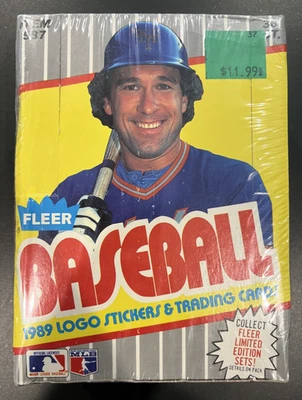 1989 Fleer Baseball Possible Ken Griffey Jr Billy Ripken Wax Pox 36 Packs Sealed - Image 1 of 4