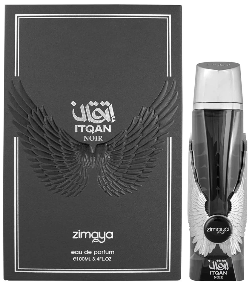 Itqan Noir Zimaya Afnan 3,4 OZ eau de parfum spray para hombres Foto 1 de 1