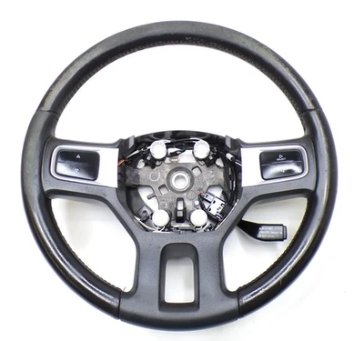 09-12 Dodge Ram 1500 2500 3500 Black Leather Steering Wheel - Image 1 of 4