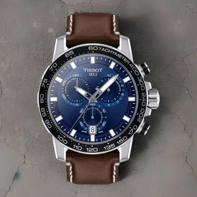 TISSOT SUPERSPORT CHRONO T125.617.16.041.00 BLAUES ZIFFERBLATT - Bild 1 von 4