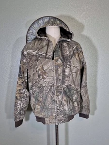  Game Winner Camo Jagdjacke Kapuze Camouflage Mantel Gr. M SCHÖN VERBLASSEN! - Bild 1 von 12