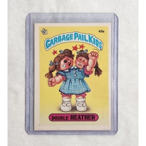 Tarjeta Garbage Pail Kids Vintage Doble Brezo 49a + Pegatina 1985 Topps En muy buen estado+ - Imagen 1 de 6
