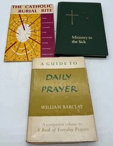 3 Catholic Books: Daily Prayer, Burial Rites, Ministry to Sick Vintage (352) - Bild 1 von 4