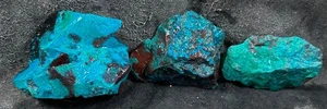Chrysocolla Rough *3 pieces! - Picture 1 of 17