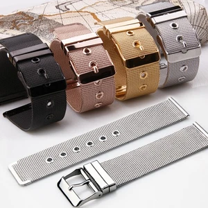 Thickness Milanese Watch Strap Band Stainless Steel Mesh Bracelet 14-24mm/LOT - Picture 1 of 26