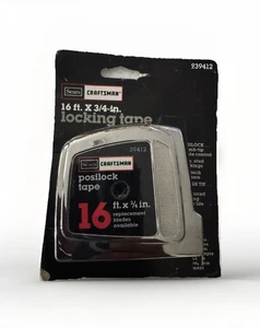 "Cinta métrica Posilock Sears Craftsman EE. UU. Nos rara 16 ft 39412 3/4"" medición" - Imagen 1 de 2