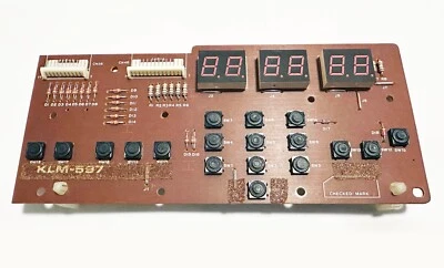 KORG Poly-800 Synthesizer Panel Switch Board KLM-597. Works Great ! - Image 1 of 3