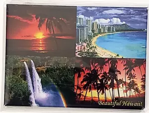 Imanes de galería de islas hawaianas - COLLAGE OAHU-HAWAIANO - 1 pieza - Imagen 1 de 1