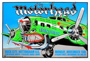 Motorhead Concert Poster UK 2004 Greg "Stainboy" Reinel - Picture 1 of 6