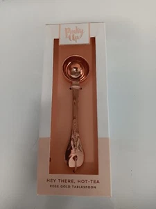 Pinky Up Hey There, Hot-Tea Tablespoon by Pinky Up, Rose Gold - Picture 1 of 2
