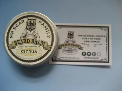 Mr.Bear Family Bartbalm Citrus 60gr. 100ml=36,67E :