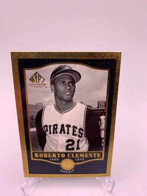 2001 Upper Deck SP Legendary Cuts # 60 Roberto Clemente Pittsburgh Pirates HOF - Image 1 of 2