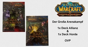 WOW World of Warcraft TCG - 2x Der große Arenakampf - je 80 Karten - NEU & OVP - Bild 1 von 4