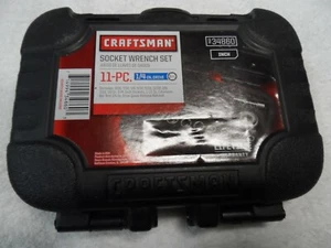 Craftsman 1/4" Drive Standard SAE Sockets Ratchet Extension Set USA NIB 34860 - Picture 1 of 4