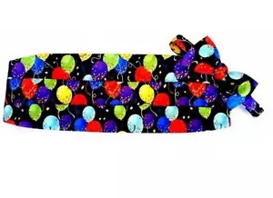 Balloons Cummerbund and Bow Tie - Picture 1 of 1