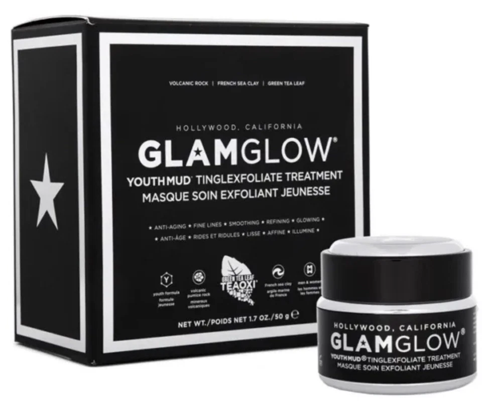 GlamGlow Youthmud Hollywood California Glow Stimulating Treatment 1.7oz Sealed - Image 1 of 4