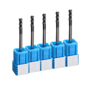 Fresadora/cortadora CNC 5x 3 mm fresadora de extremo de carburo sólido 4 flautas recubierta de tungsteno - Imagen 1 de 3