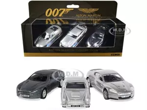 ASTON MARTIN COLLECTION JAMES BOND 007 SET OF 3 PCS DIECAST BY CORGI TY99284 - Picture 1 of 3