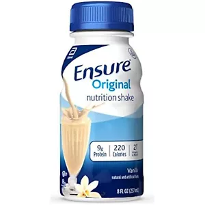 Ensure Original Nutrition Shake with 9 Grams of Protein, Meal Replacement - Picture 1 of 12