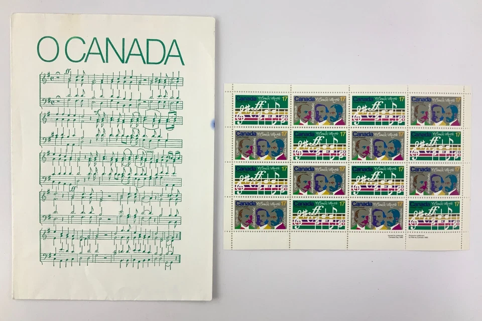 O Canada 1880-1980 Stamps to Celebrate Canada Day Philatelic Souvenir CC018 - Image 1 of 4