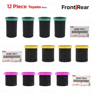 12pcs Front Rear Leaf Spring Bushing Rear For Toyota Hilux Revo 2Dr 2015 - 2023 - Picture 1 of 9