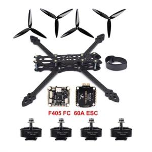 Mark4 7" Carbon Fiber Frame with F4 F405 FC, 60A ESC, and 1300KV Motor - Picture 1 of 6