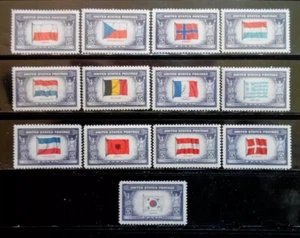 OVERRUN COUNTRIES SET  #909-921 - Picture 1 of 1