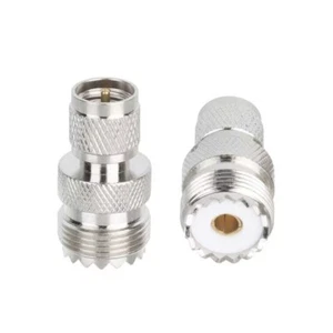 2X Female to Male(SL16)  Antenna Connector For Motorola GM300 GM338 GM3188 - Picture 1 of 3