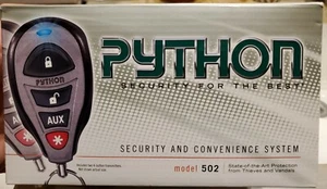 PYTHON Model 502 Security And Convenience System - Picture 1 of 5